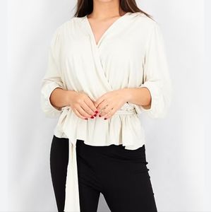 Ralph Lauren cream top nwt